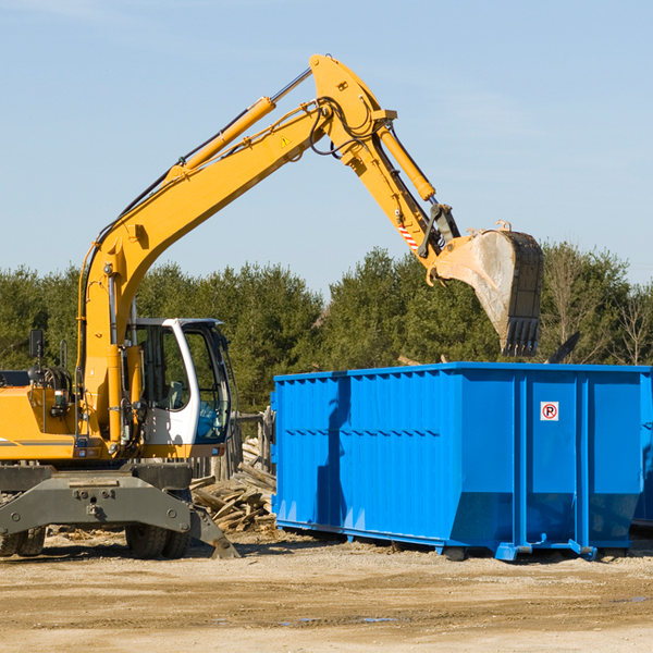 are there any additional fees associated with a residential dumpster rental in Chance MD